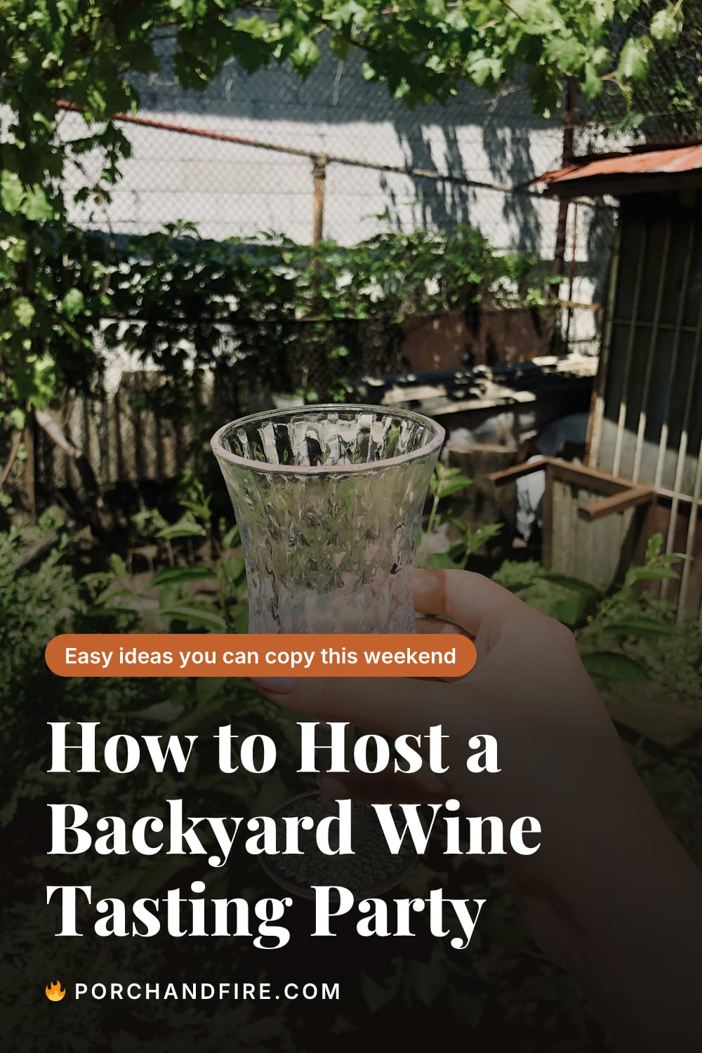 How to Host a Backyard Wine Tasting Party