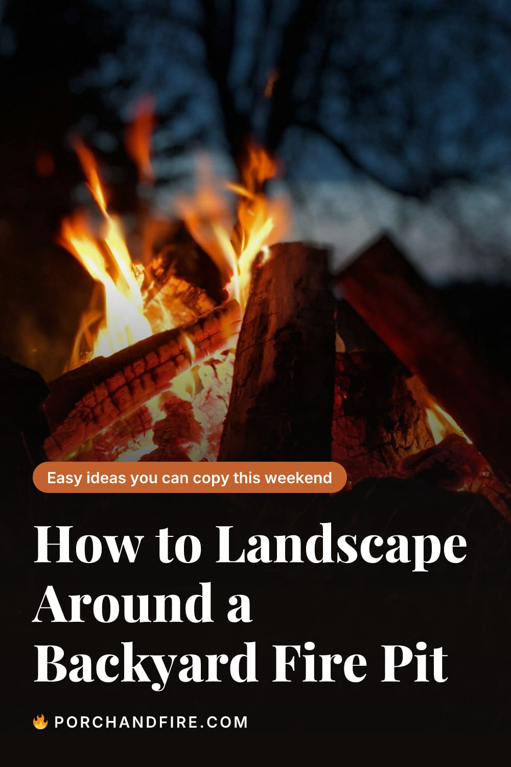 How to Landscape Around a Backyard Fire Pit