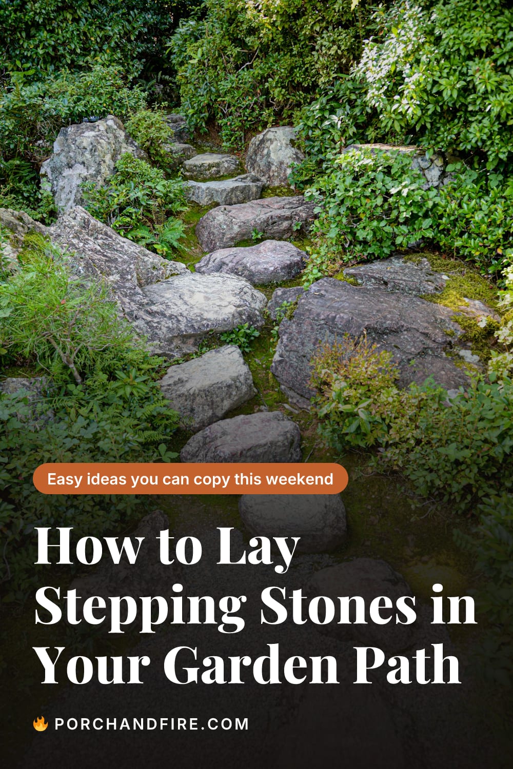 How to Lay Stepping Stones in Your Garden Path
