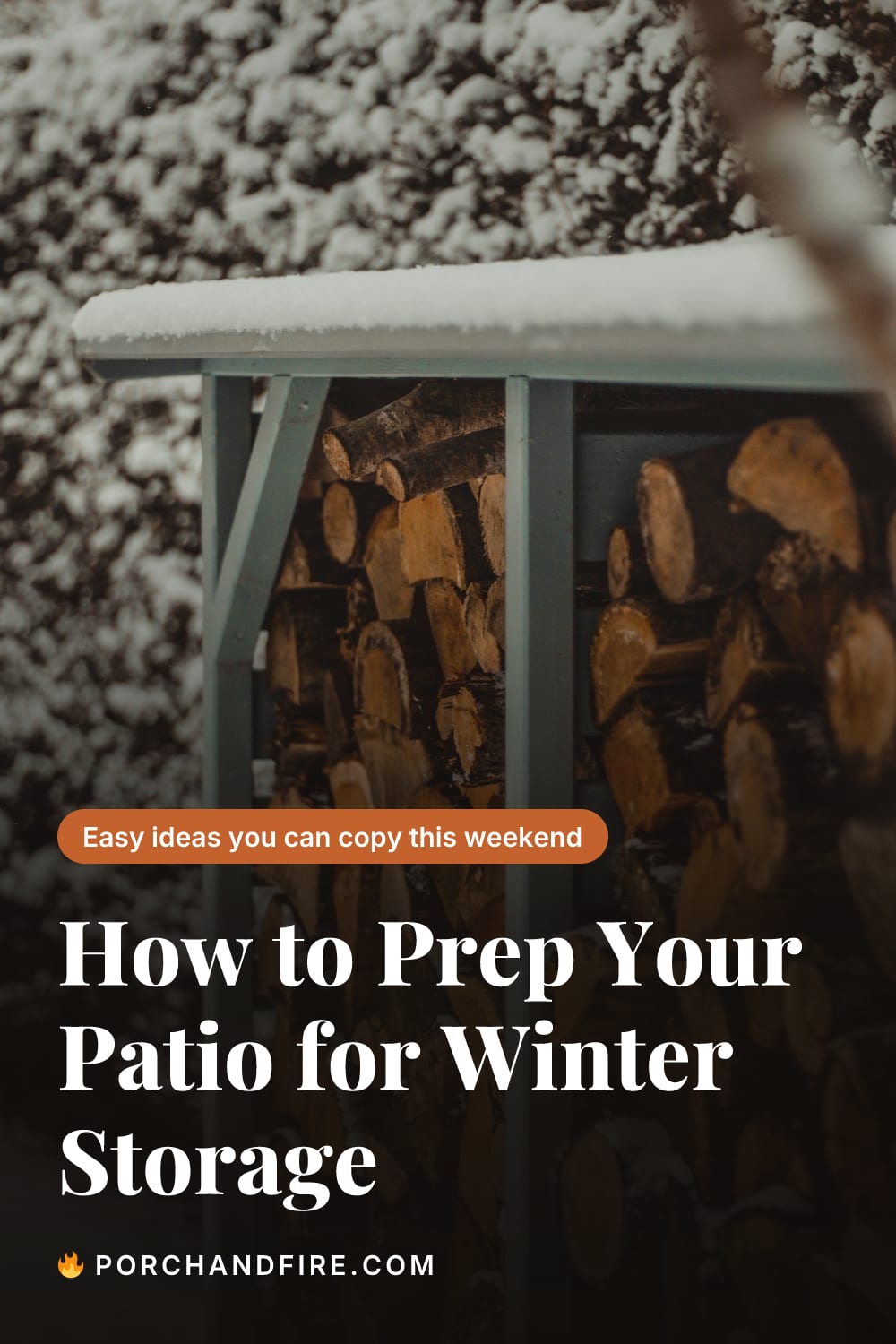 How to Prep Your Patio for Winter Storage