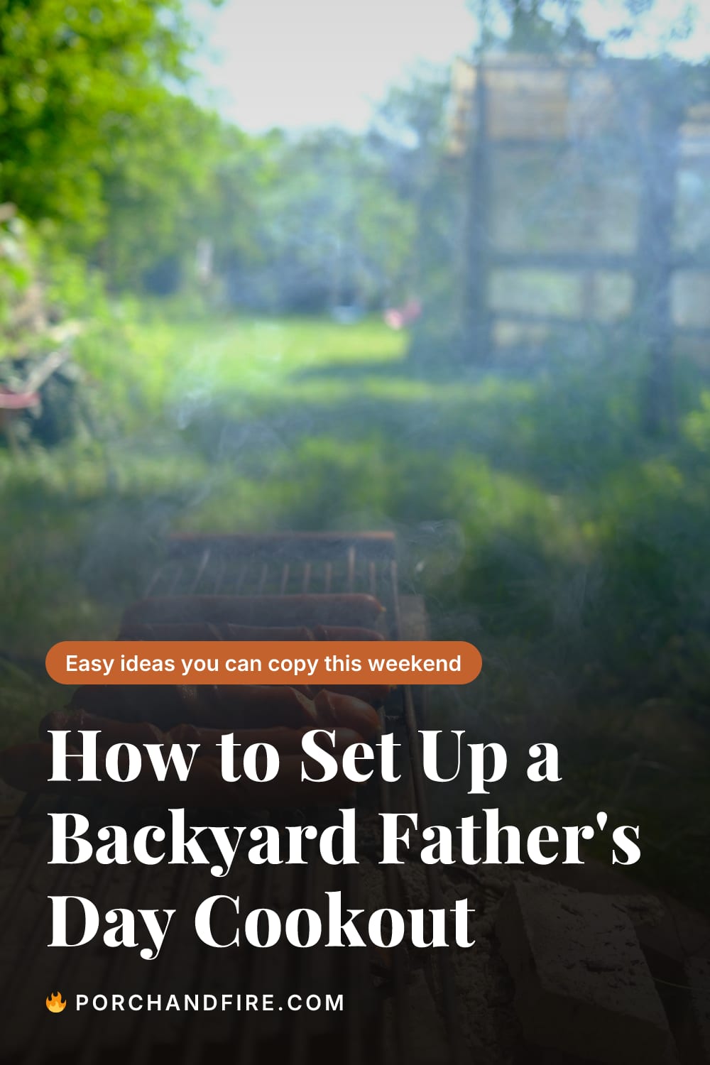 How to Set Up a Backyard Father's Day Cookout