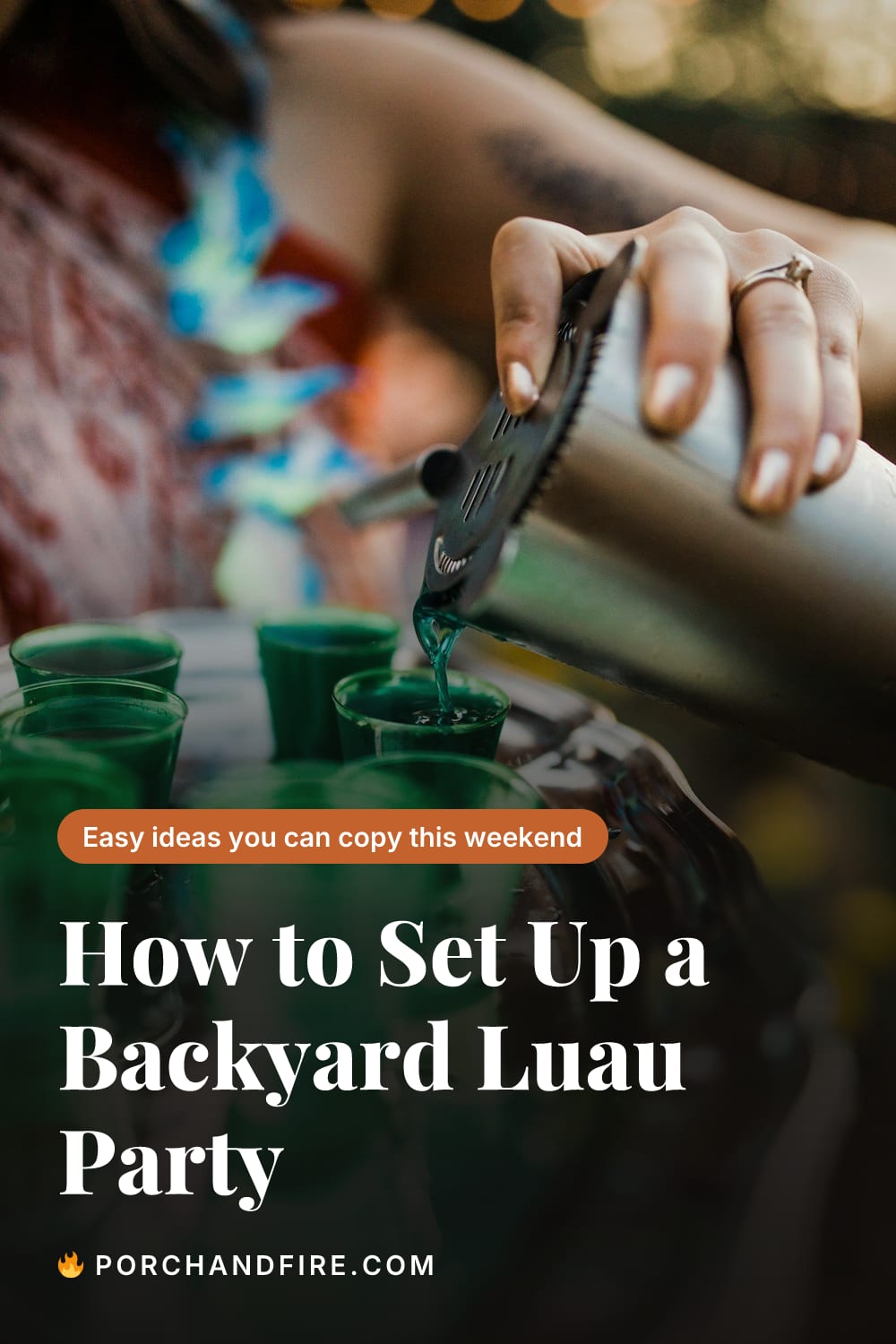 How to Set Up a Backyard Luau Party