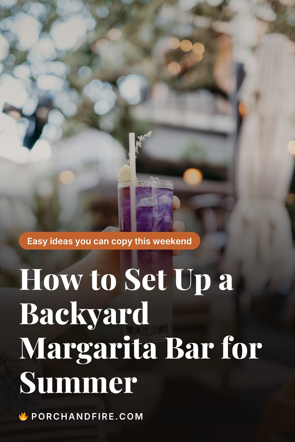 How to Set Up a Backyard Margarita Bar for Summer