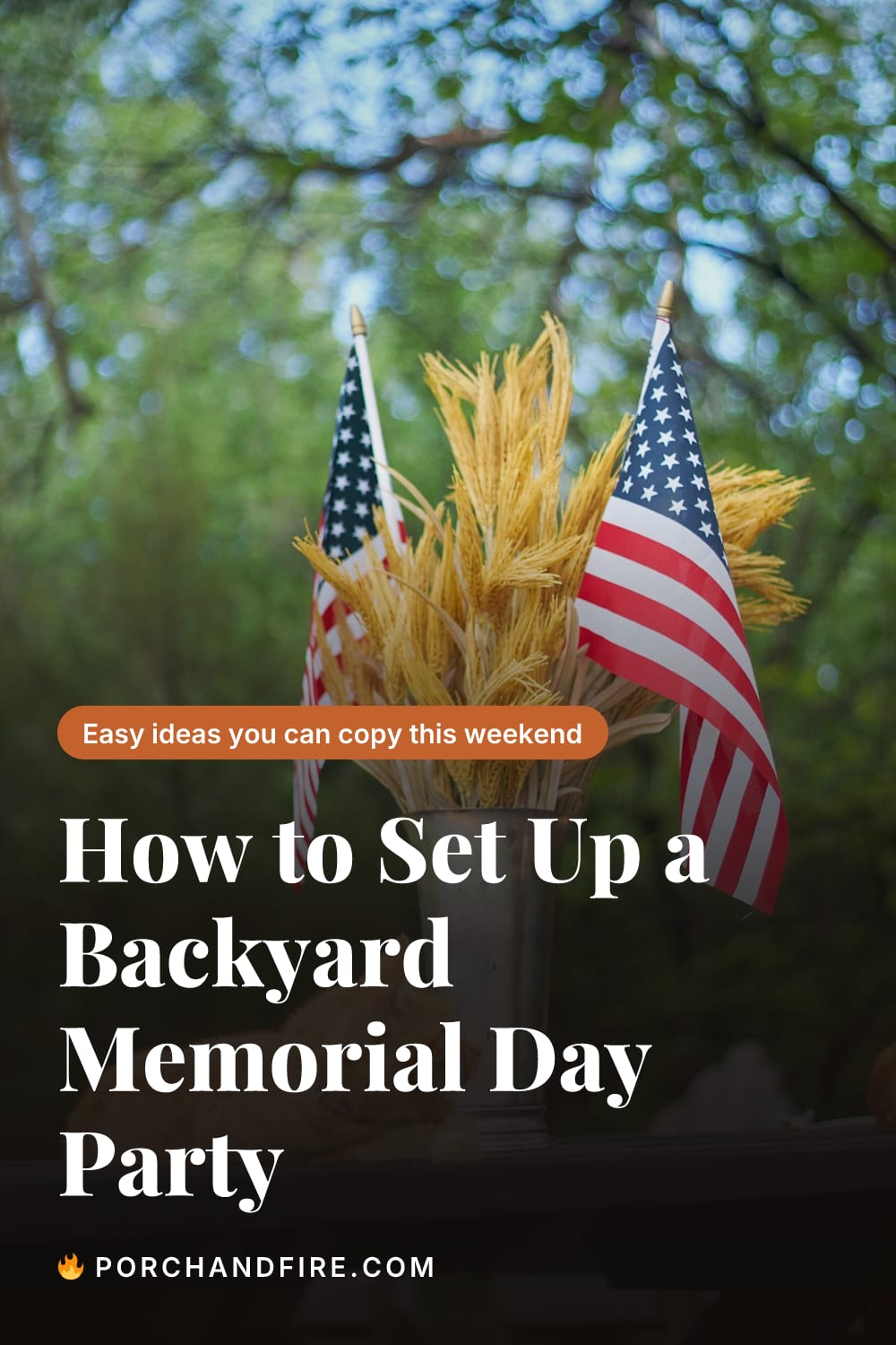 How to Set Up a Backyard Memorial Day Party