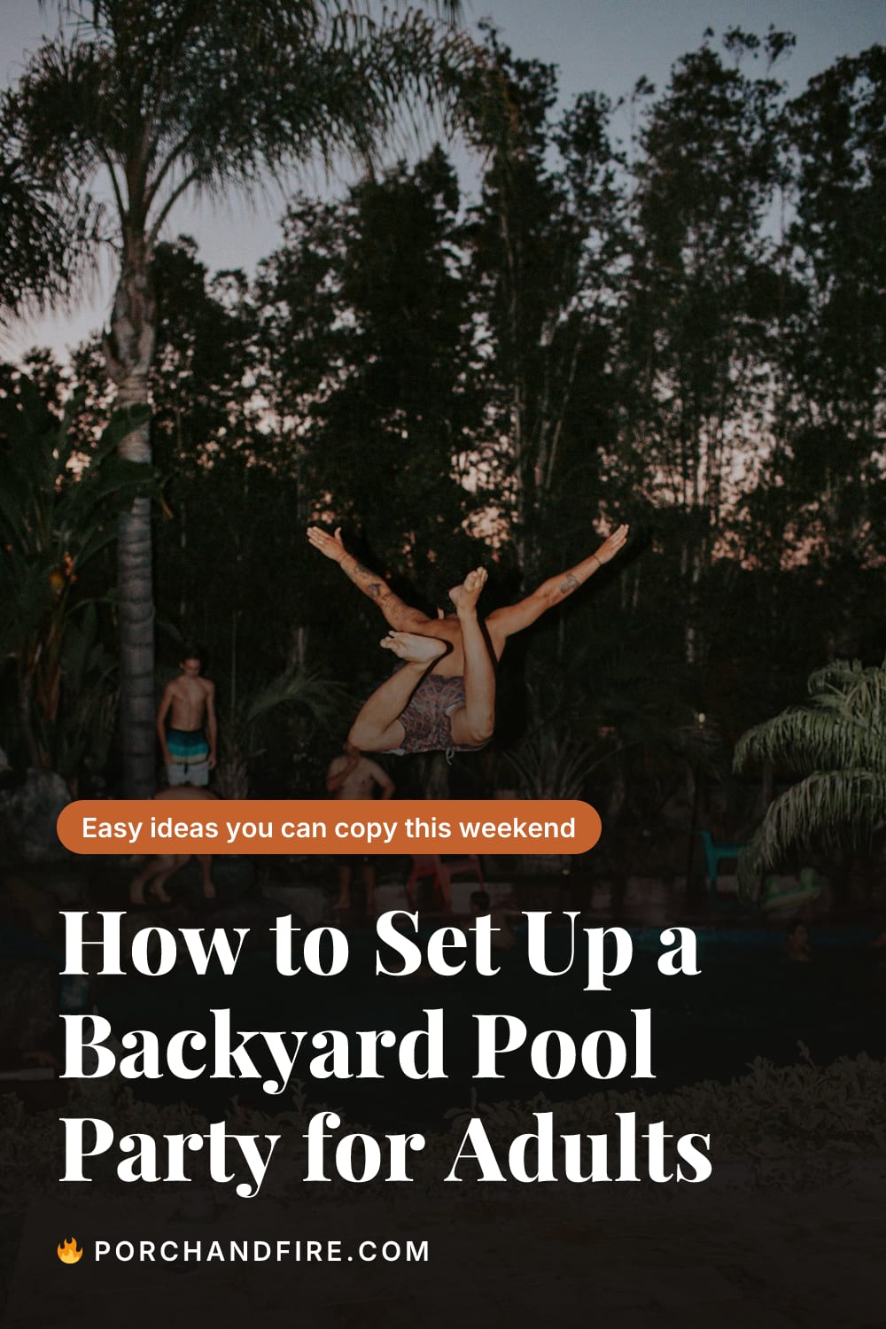 How to Set Up a Backyard Pool Party for Adults
