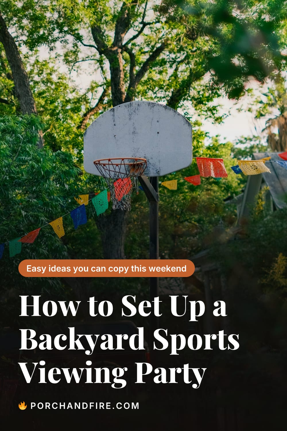 How to Set Up a Backyard Sports Viewing Party