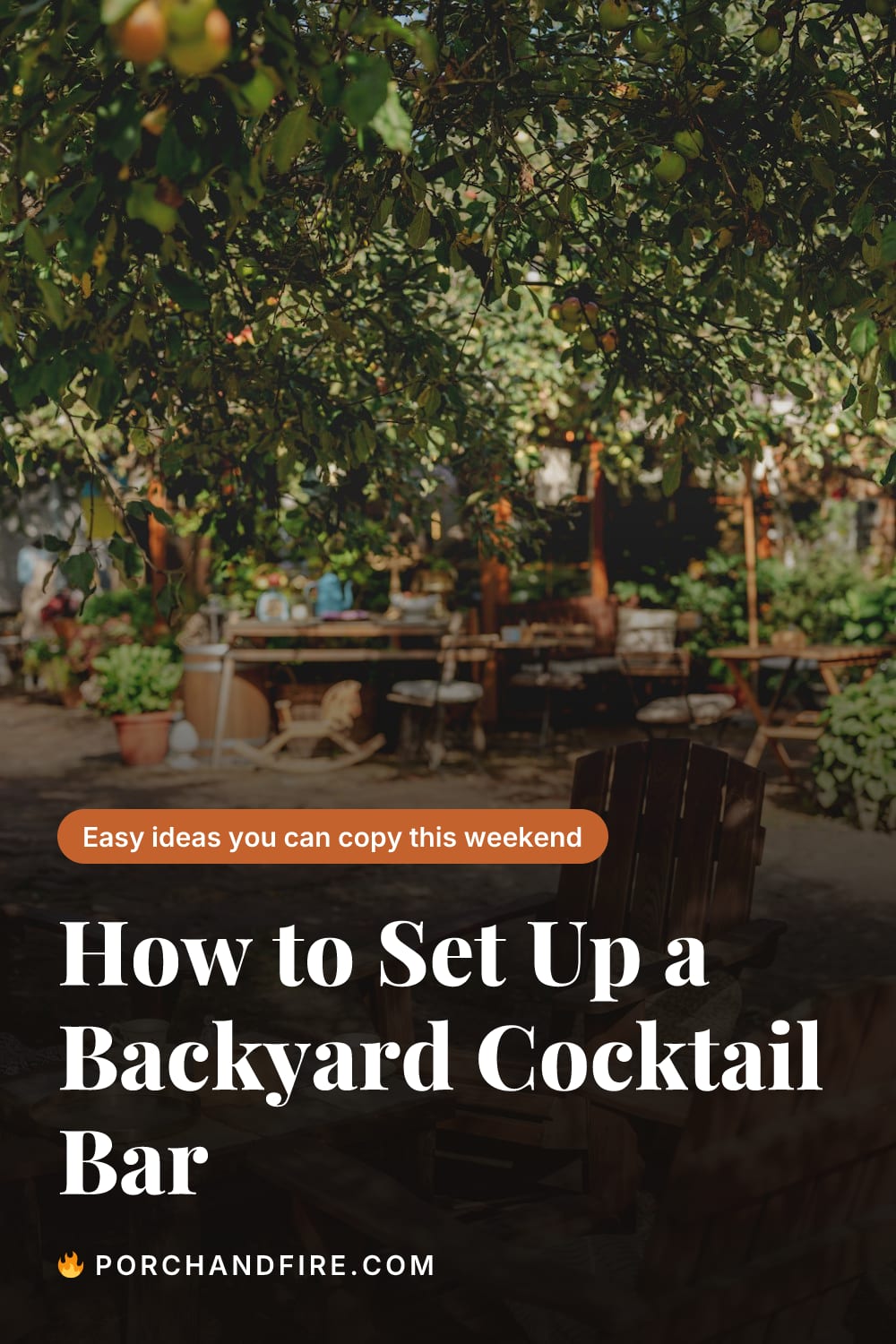 How to Set Up a Backyard Cocktail Bar