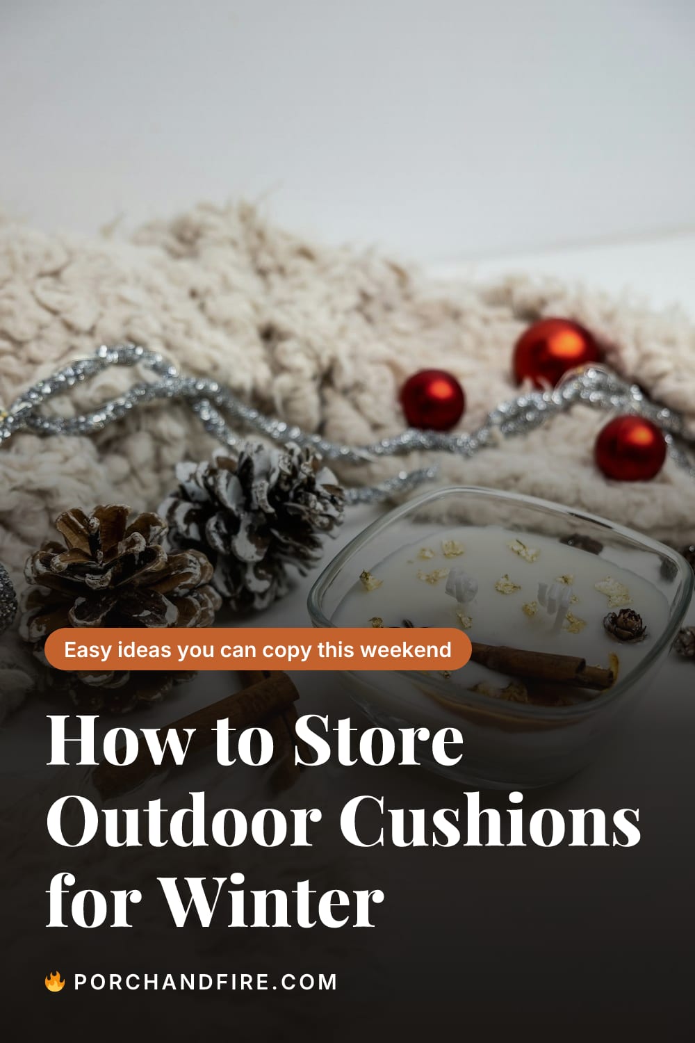 How to Store Outdoor Cushions for Winter