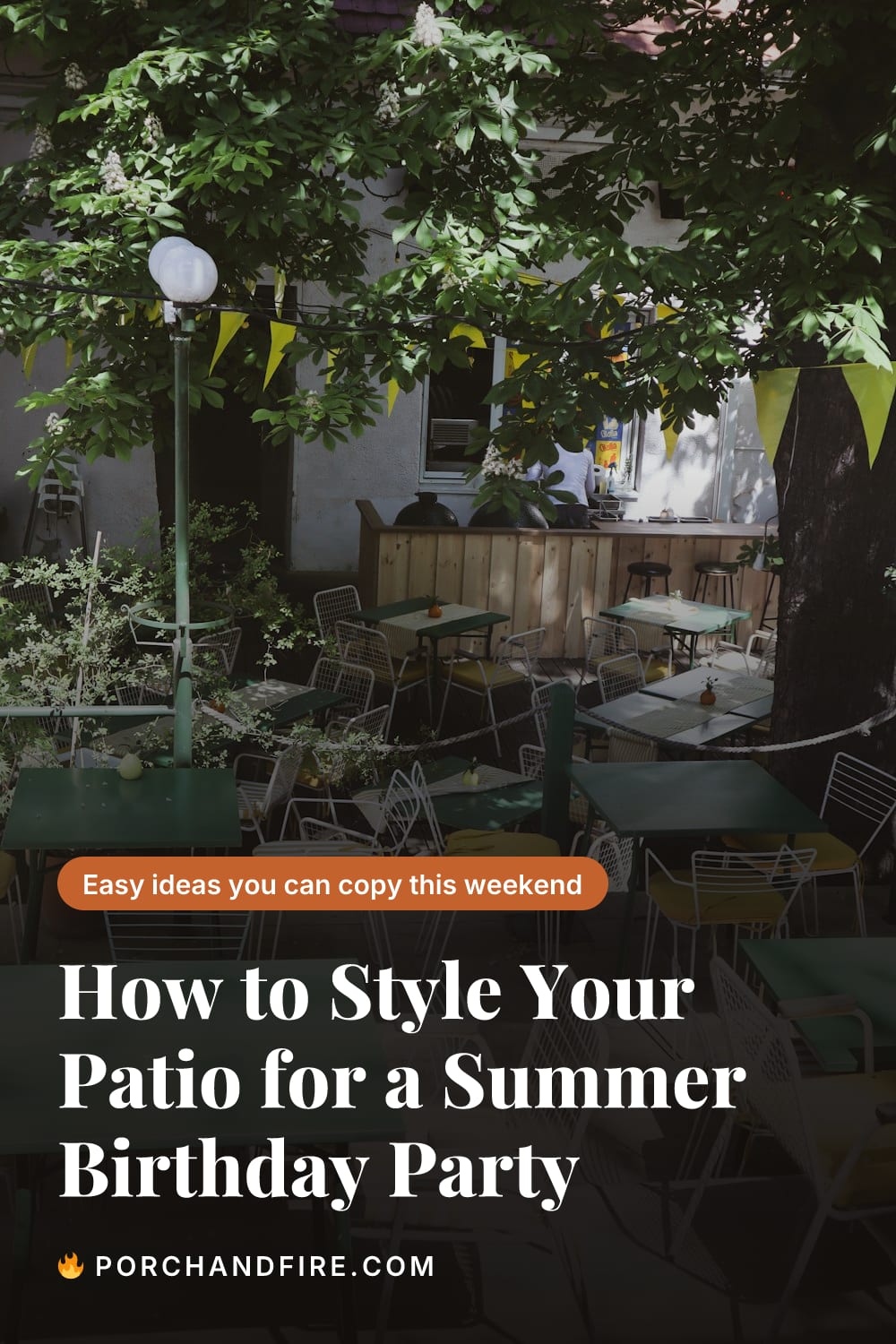 How to Style Your Patio for a Summer Birthday Party