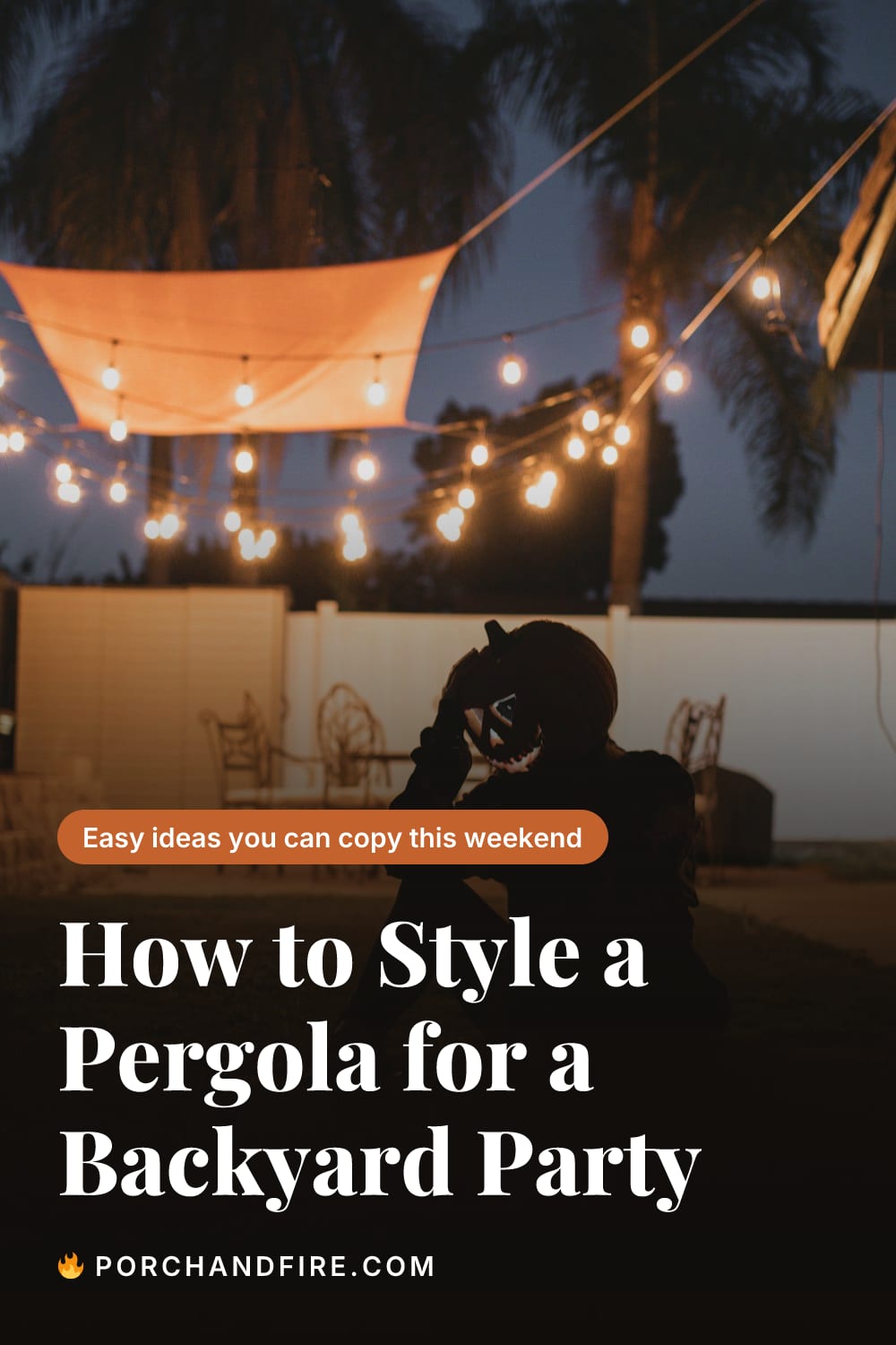 How to Style a Pergola for a Backyard Party