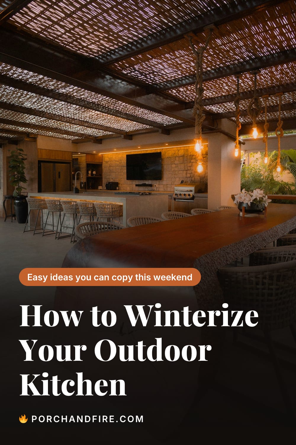 How to Winterize Your Outdoor Kitchen