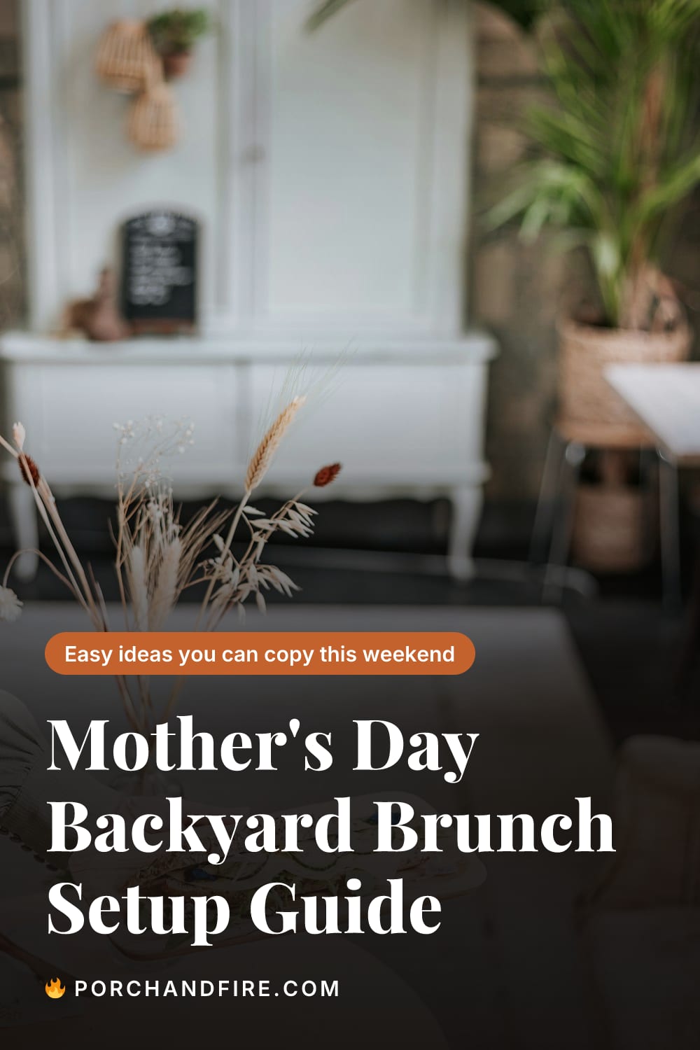 Mother's Day Backyard Brunch Setup Guide