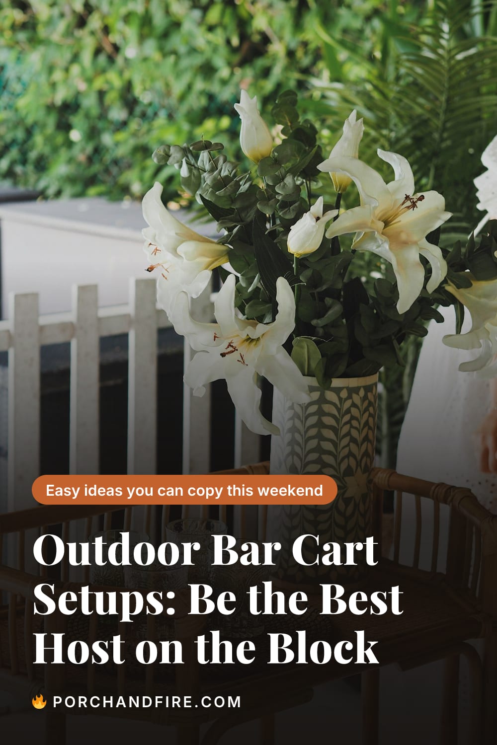 Outdoor Bar Cart Setups: Be the Best Host on the Block