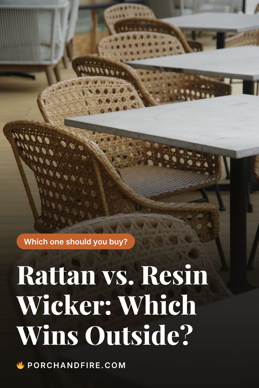 Rattan vs. Resin Wicker: Which Wins Outside?