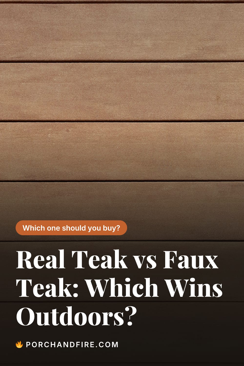 Real Teak vs Faux Teak: Which Wins Outdoors?
