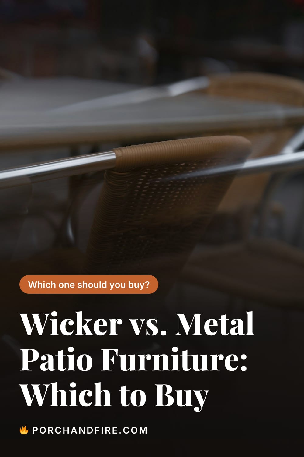 Wicker vs. Metal Patio Furniture: Which to Buy